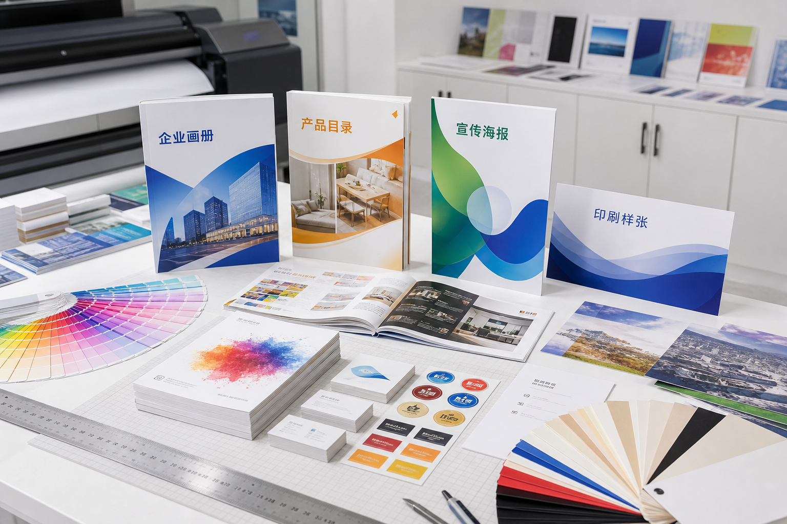 企业印刷物料服务场景示意图